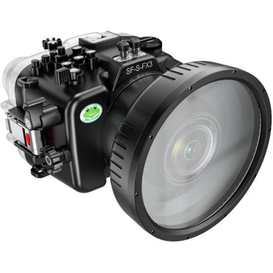 Sea frogs Waterproof Camera Housing Compatible with Sony FX-3 28-70MM Maximum Diving Depth 40m/130ft Underwater Camera Case for Diving, Surfing, Rowing, Skiing, IPX8